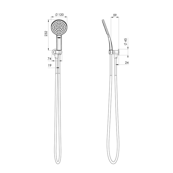 NX Quil Hand Shower