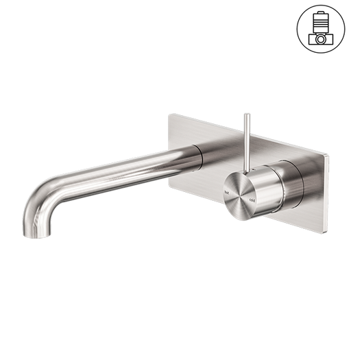 Mecca Wall Basin / Bath Mixer Set on Plate Pin Up