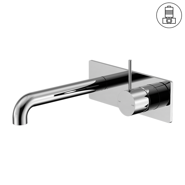 Mecca Wall Basin / Bath Mixer Set on Plate Pin Up