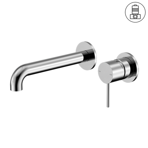 Mecca Wall Basin / Bath Mixer Set on Separate Plate