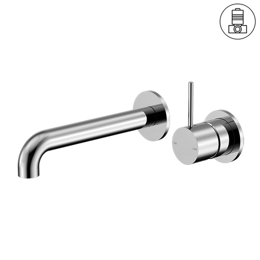 Mecca Wall Basin / Bath Mixer Set on Separate Plate Pin Up