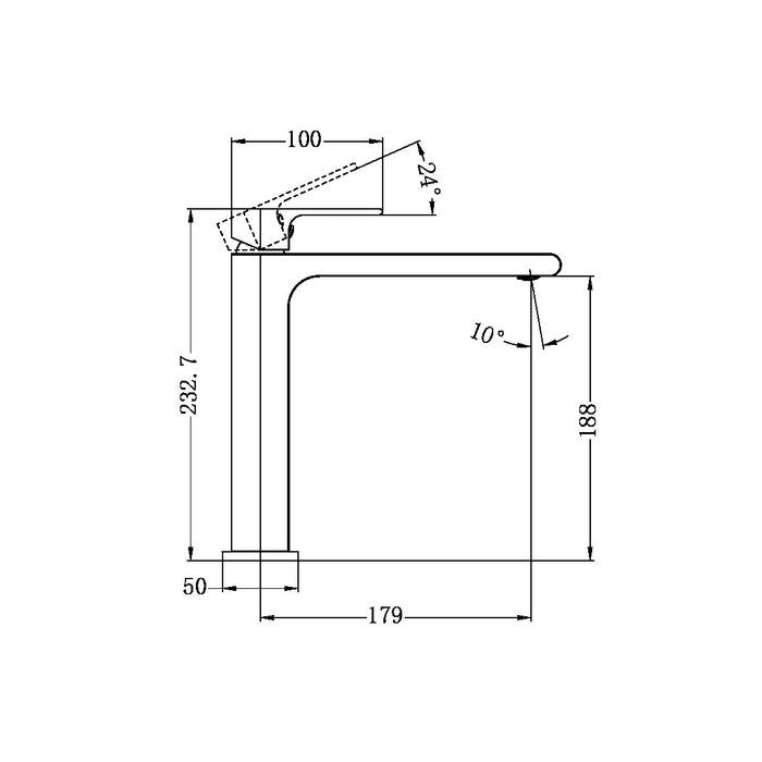 Bianca Mid Tall Basin Mixer